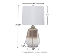 Load image into Gallery viewer, Jaslyn Glass Table Lamp (1/CN)
