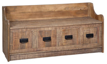 Load image into Gallery viewer, Garrettville Storage Bench
