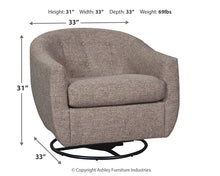 Load image into Gallery viewer, Upshur Swivel Glider Accent Chair
