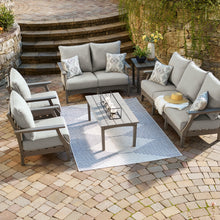 Load image into Gallery viewer, Visola Outdoor Sofa and Loveseat with 2 Lounge Chairs and End Table
