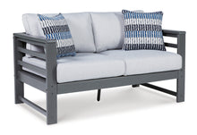 Load image into Gallery viewer, Amora Outdoor Sofa, Loveseat and 2 Lounge Chairs with Coffee Table and End Table
