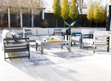 Load image into Gallery viewer, Amora Outdoor Sofa, Loveseat and 2 Lounge Chairs with Coffee Table and End Table
