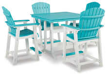 Load image into Gallery viewer, Eisely Outdoor Counter Height Dining Table and 4 Barstools
