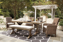 Load image into Gallery viewer, Beachcroft Outdoor Dining Table and 4 Chairs and Bench
