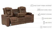 Load image into Gallery viewer, Owner&#39;s Box PWR REC Sofa with ADJ Headrest
