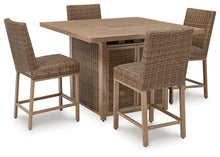 Load image into Gallery viewer, Walton Bridge Outdoor Bar Table and 4 Barstools
