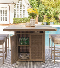 Load image into Gallery viewer, Walton Bridge Outdoor Bar Table and 4 Barstools
