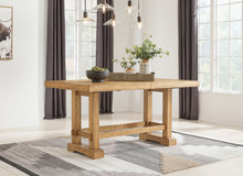 Load image into Gallery viewer, Havonplane Counter Height Dining Table and 2 Barstools and Bench
