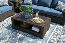 Load image into Gallery viewer, Windglow Outdoor Loveseat and 2 Chairs with Coffee Table
