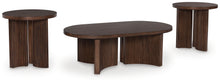 Load image into Gallery viewer, Korestone Coffee Table with 2 End Tables
