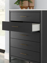 Load image into Gallery viewer, Cadmori Five Drawer Wide Chest
