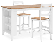 Load image into Gallery viewer, Gesthaven Counter Height Dining Table and 2 Barstools
