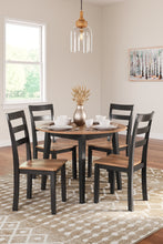 Load image into Gallery viewer, Gesthaven Dining Table and 4 Chairs
