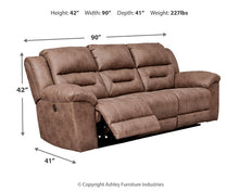 Load image into Gallery viewer, Stoneland Reclining Power Sofa
