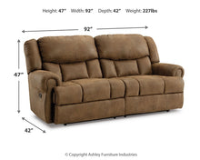 Load image into Gallery viewer, Boothbay 2 Seat Reclining Sofa
