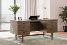 Load image into Gallery viewer, Austanny Home Office Desk with Chair and Storage
