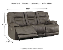 Load image into Gallery viewer, Wurstrow PWR REC Sofa with ADJ Headrest
