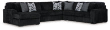 Load image into Gallery viewer, Midnight-Madness 4-Piece Sectional with Chaise
