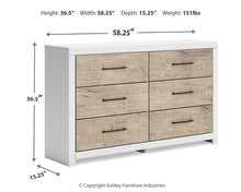 Load image into Gallery viewer, Charbitt Six Drawer Dresser
