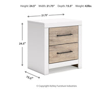 Load image into Gallery viewer, Charbitt Two Drawer Night Stand
