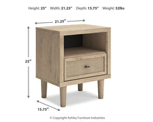 Load image into Gallery viewer, Cielden One Drawer Night Stand
