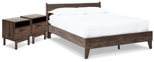 Load image into Gallery viewer, Calverson Queen Platform Bed with 2 Nightstands
