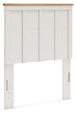 Load image into Gallery viewer, Linnocreek Twin Panel Headboard with Mirrored Dresser
