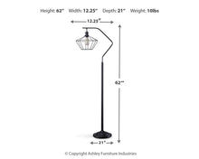 Load image into Gallery viewer, Makeika Metal Floor Lamp (1/CN)
