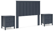 Load image into Gallery viewer, Simmenfort Full Panel Headboard with 2 Nightstands
