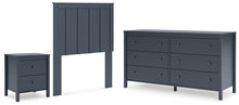 Load image into Gallery viewer, Simmenfort Twin Panel Headboard with Dresser and Nightstand
