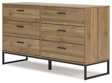 Load image into Gallery viewer, Deanlow Queen Panel Headboard with Dresser and Nightstand
