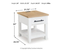 Load image into Gallery viewer, Ashbryn Coffee Table with 1 End Table
