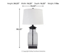 Load image into Gallery viewer, Sharolyn Glass Table Lamp (1/CN)
