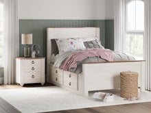 Load image into Gallery viewer, Willowton  Panel Bed With 2 Storage Drawers
