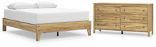 Load image into Gallery viewer, Bermacy Queen Platform Bed with Dresser
