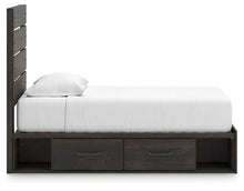 Load image into Gallery viewer, Hollivern  Panel Bed With Storage
