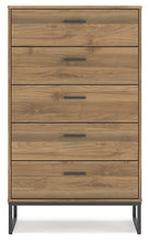 Load image into Gallery viewer, Deanlow Full Platform Panel Bed with Dresser, Chest and 2 Nightstands
