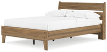 Load image into Gallery viewer, Deanlow Full Platform Panel Bed with 2 Nightstands
