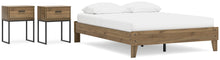 Load image into Gallery viewer, Deanlow Queen Platform Bed with 2 Nightstands
