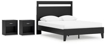 Load image into Gallery viewer, Finch Queen Panel Platform Bed with 2 Nightstands
