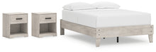 Load image into Gallery viewer, Shawburn Full Platform Bed with 2 Nightstands
