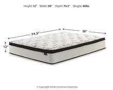 Load image into Gallery viewer, Chime 12 Inch Hybrid  Mattress
