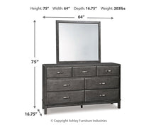 Load image into Gallery viewer, Caitbrook Dresser and Mirror
