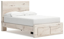 Load image into Gallery viewer, Lawroy Full Panel Storage Bed with Mirrored Dresser and Nightstand
