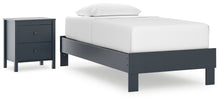 Load image into Gallery viewer, Simmenfort Twin Platform Bed with Nightstand
