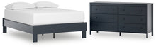 Load image into Gallery viewer, Simmenfort Full Platform Bed with Dresser
