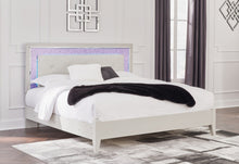 Load image into Gallery viewer, Zyniden  Upholstered Panel Bed
