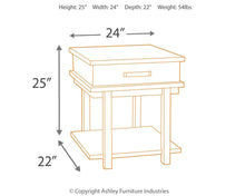 Load image into Gallery viewer, Stanah Rectangular End Table
