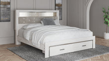 Load image into Gallery viewer, Altyra  Upholstered Bookcase Bed With Storage
