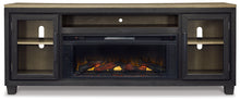 Load image into Gallery viewer, Foyland 83&quot; TV Stand with Electric Fireplace
